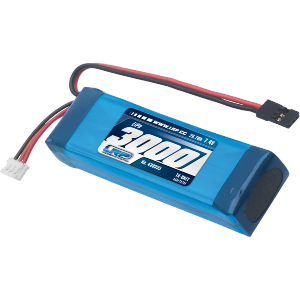 Batterie réception 7.4v (3000mA) Lipo LRP 98gr
