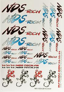 Autocollants NDS-TECH (rouge)