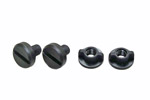 Vis plastique pour aileron (Noire)