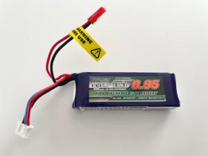 Batterie réception 7.4v 2s 25c(950mA) LiPo 45gr
